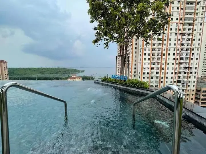 Breezy Urban 6Pax Seaview Infinitypool Georgetown Lejlighed